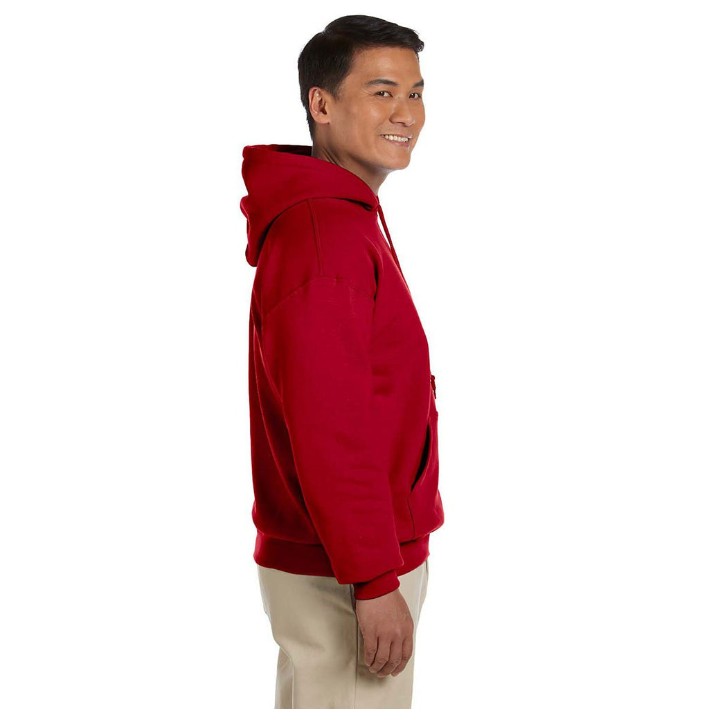 Gildan Men's Cherry Red Heavy Blend 50/50 Hoodie