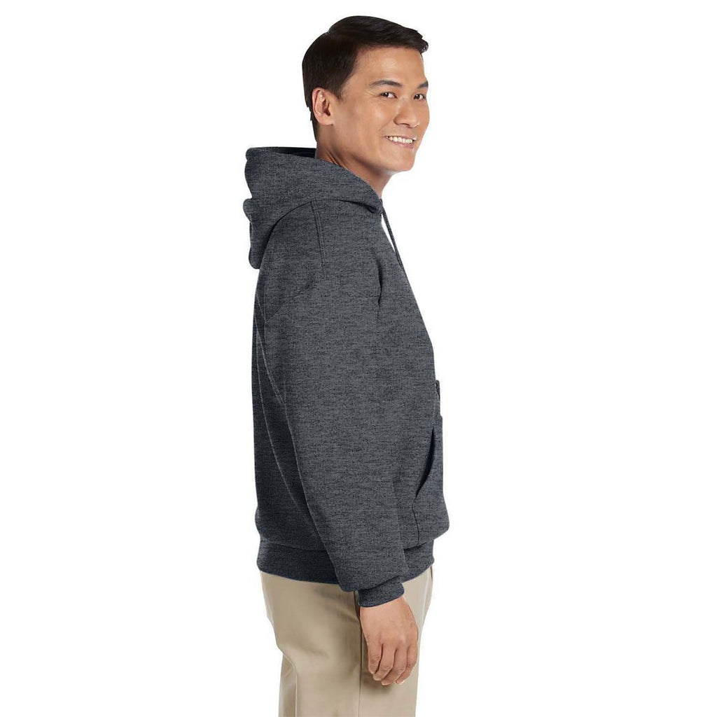 Gildan Men's Dark Heather Heavy Blend 50/50 Hoodie