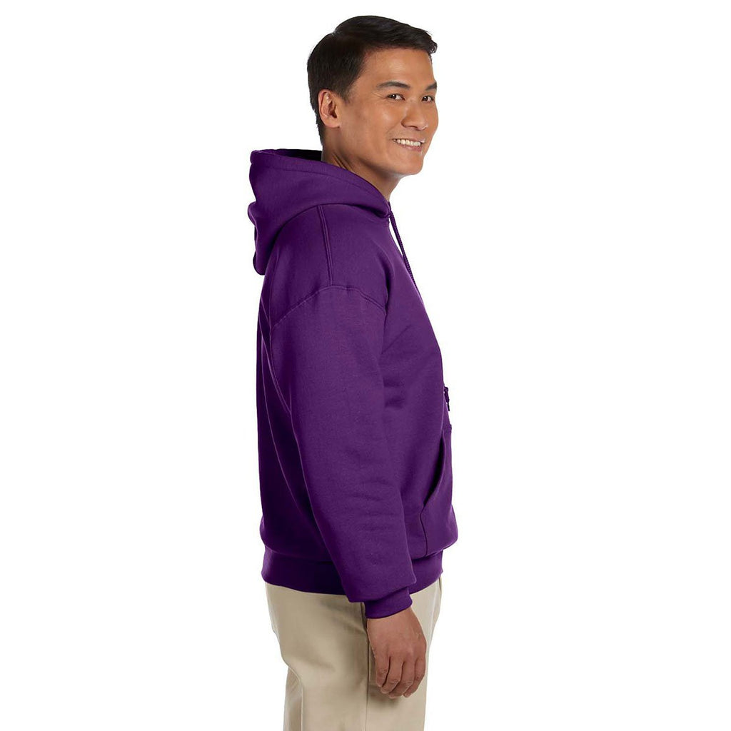 Gildan Men's Purple Heavy Blend 50/50 Hoodie