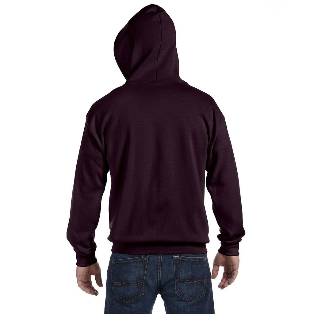 Gildan Men's Dark Chocolate Heavy Blend 50/50 Full Zip Hoodie