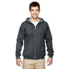 Gildan Men's Dark Heather Heavy Blend 50/50 Full Zip Hoodie