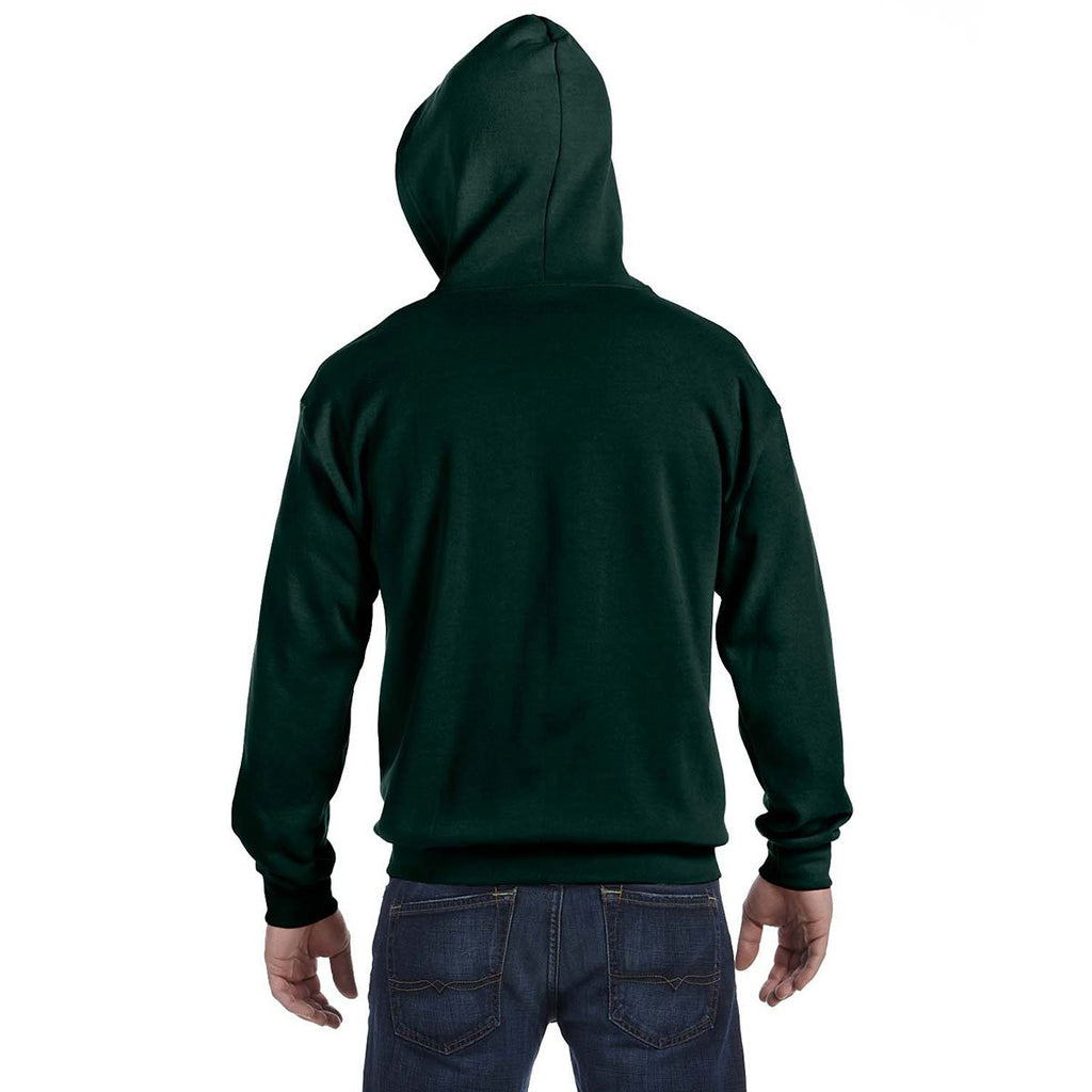 Gildan Men's Forest Green Heavy Blend 50/50 Full Zip Hoodie