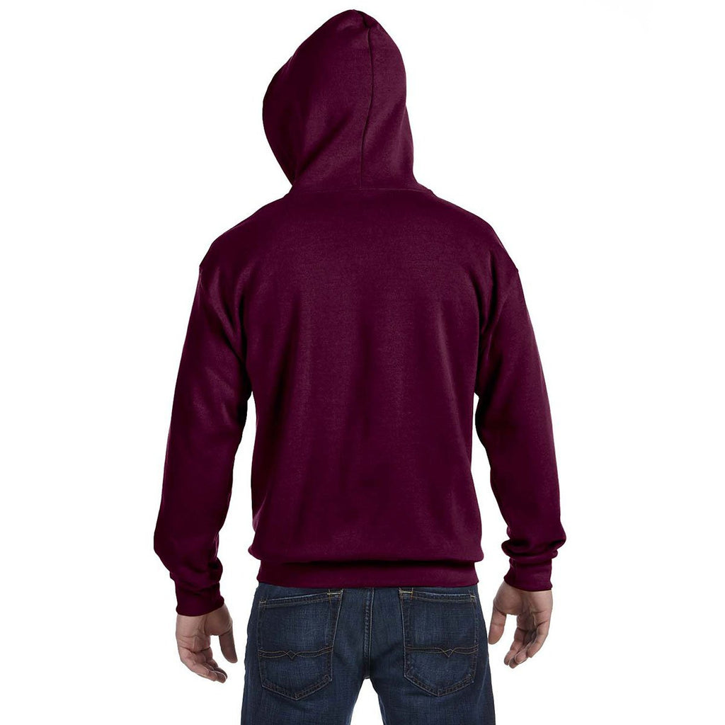 Gildan Men's Maroon Heavy Blend 50/50 Full Zip Hoodie