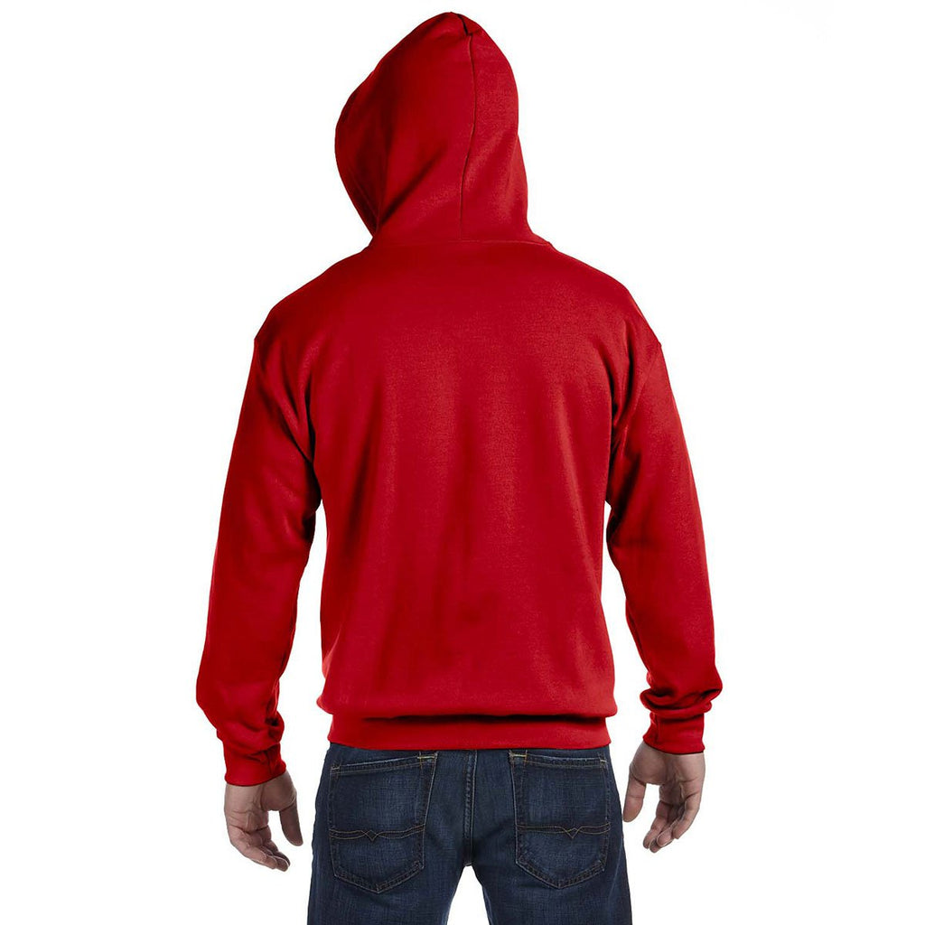 Gildan Men's Red Heavy Blend 50/50 Full Zip Hoodie