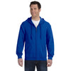 Gildan Men's Royal Heavy Blend 50/50 Full Zip Hoodie