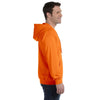 Gildan Men's Safety Orange Heavy Blend 50/50 Full Zip Hoodie