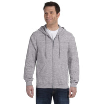 Gildan Men's Sport Grey Heavy Blend 50/50 Full Zip Hoodie