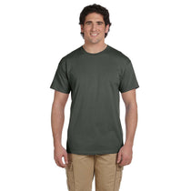 Gildan Men's Military Green Ultra Cotton 6 oz. T-Shirt