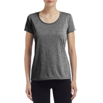 Gildan Women's Heather Sport Black Performance Core T-Shirt