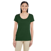 Gildan Women's Sport Dark Green Performance Core T-Shirt