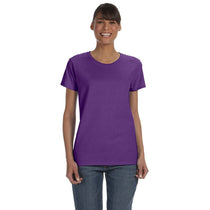 Gildan Women's Purple 5.3 oz. T-Shirt
