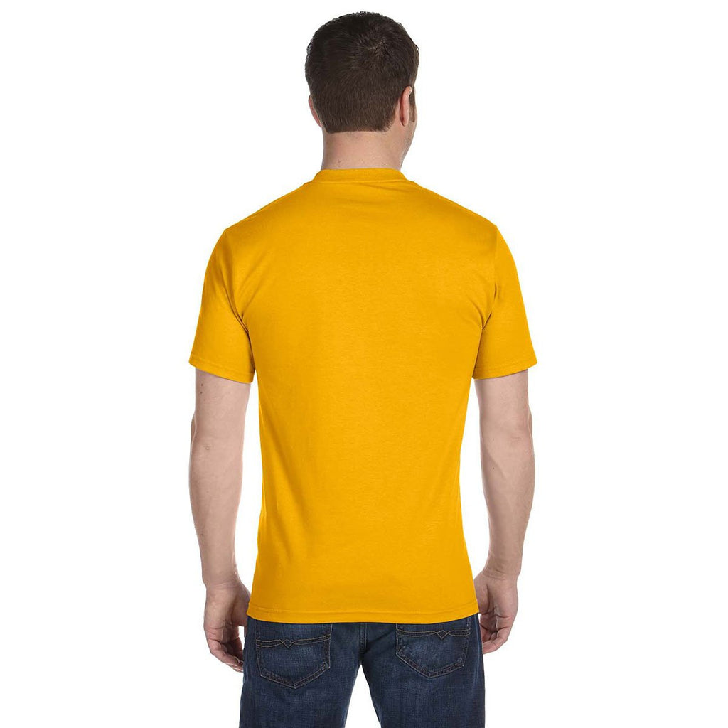 Gildan Men's Gold 5.5 oz. 50/50 T-Shirt