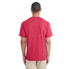 Gildan Men's Heather Sport Scarlet Red 5.5 oz. 50/50 T-Shirt