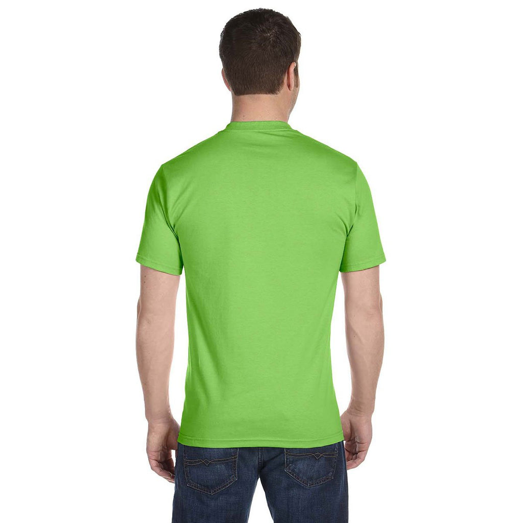 Gildan Men's Lime 5.5 oz. 50/50 T-Shirt
