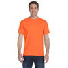 Gildan Men's Orange 5.5 oz. 50/50 T-Shirt