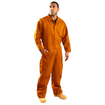 OccuNomix Men's Orange Classic Indura Flame Resistant Coverall HRC 2