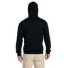 Gildan Men's Black Premium Cotton Ringspun Hooded Sweatshirt