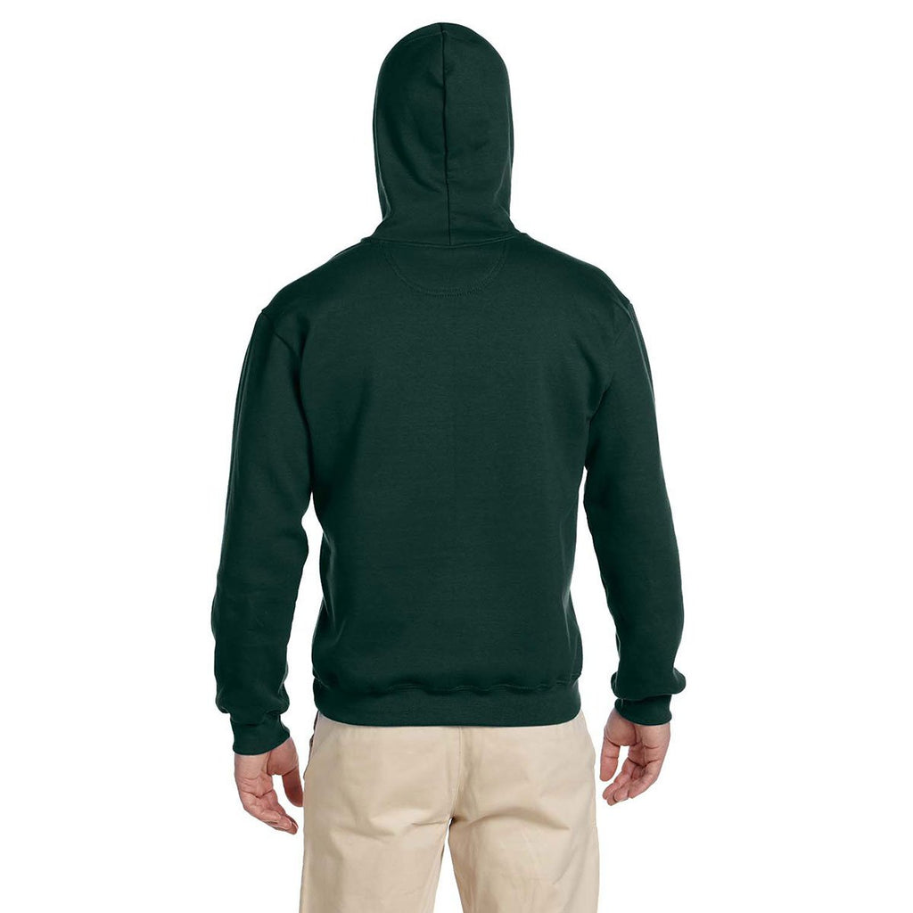 Gildan Men's Forest Green Premium Cotton Ringspun Hooded Sweatshirt