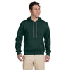 Gildan Men's Forest Green Premium Cotton Ringspun Hooded Sweatshirt