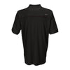 Greg Norman Men's Black Body/White Piping Play Dry Protek Micro Lux Polo