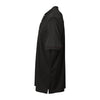 Greg Norman Men's Black Body/White Piping Play Dry Protek Micro Lux Polo