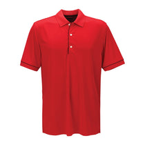 Greg Norman Men's Bullseye Body/Black Piping Play Dry Protek Micro Lux Polo