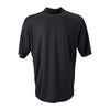Greg Norman Men's Black Play Dry ML75 Diamond Embossed Polo