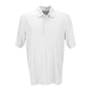 Greg Norman Men's White Play Dry ML75 Diamond Embossed Polo