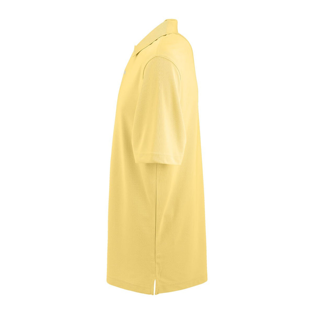 Greg Norman Men's Core Yellow Play Dry Performance Mesh Polo