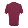 Greg Norman Men's Maroon Play Dry Performance Mesh Polo