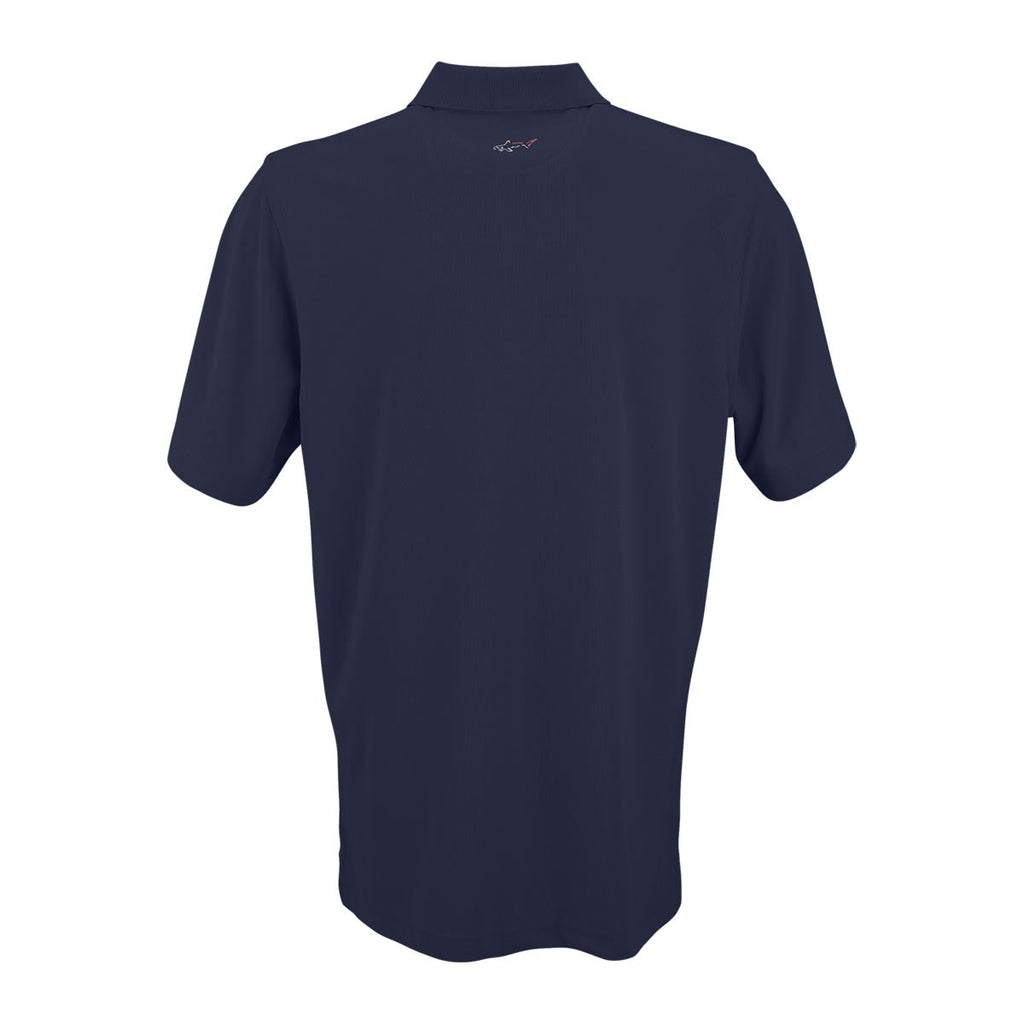 Greg Norman Men's Navy Play Dry Performance Mesh Polo