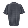Greg Norman Men's Shingle/White Play Dry Performance Striped Mesh Polo