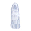 Greg Norman Men's White/Cobalt Play Dry Performance Striped Mesh Polo