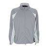 Greg Norman Men's Chrome/Sterling Full-Zip Pieced Weatherknit Jacket