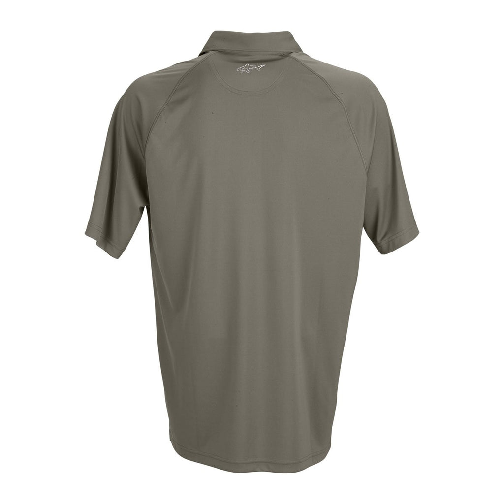Greg Norman Men's Almond Play Dry ML75 Micro Lux Solid Polo