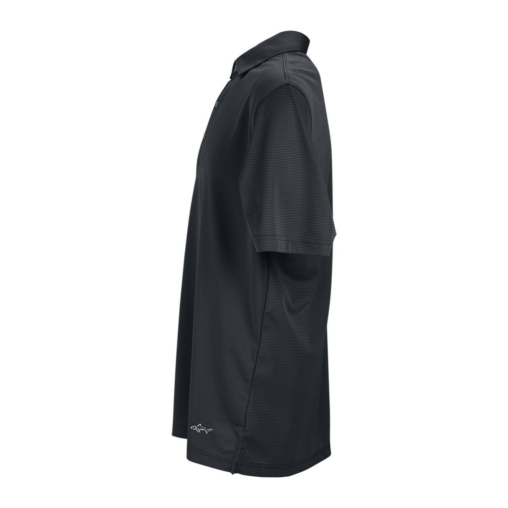 Greg Norman Men's Black Play Dry ML75 Micro Lux Solid Polo