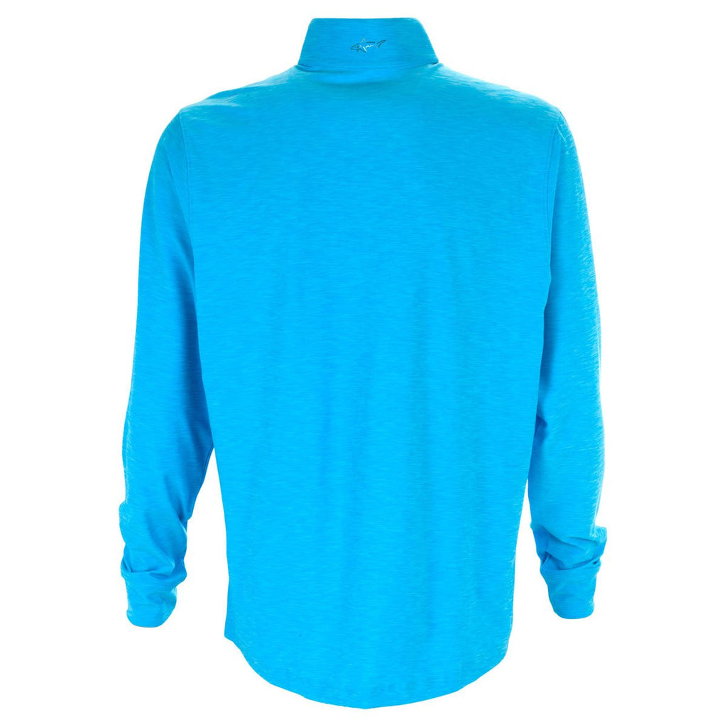 Greg Norman Men's Caribbean Heather Play Dry Heather 1/4-Zip