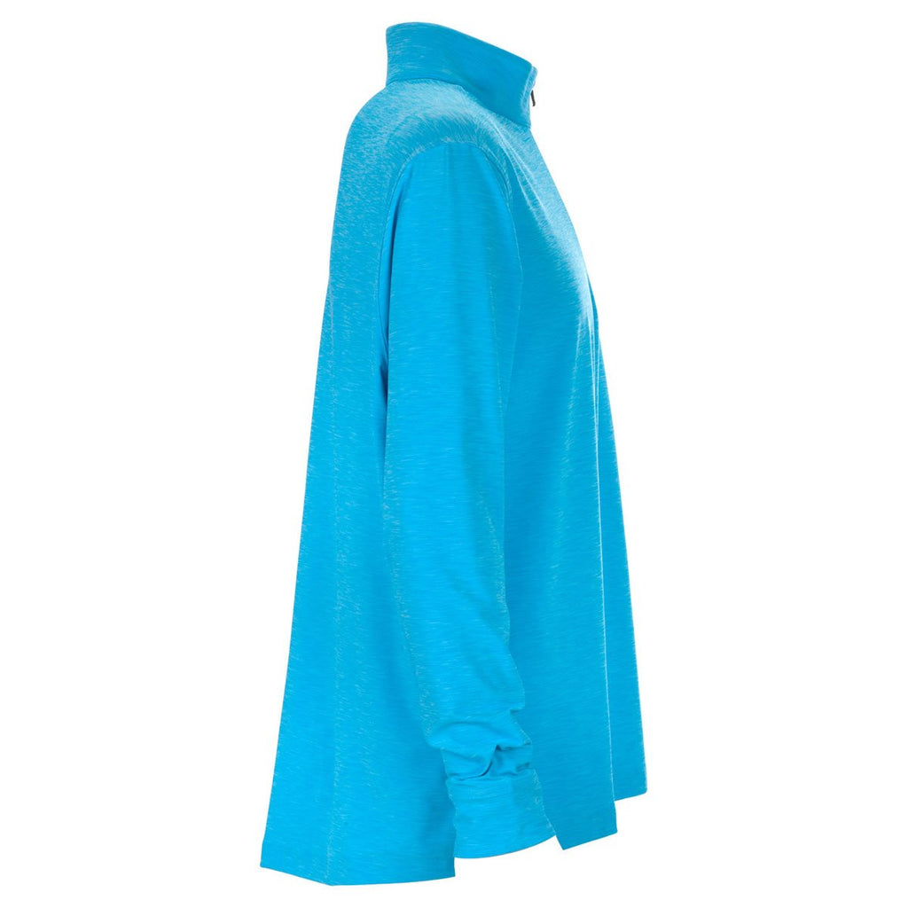 Greg Norman Men's Caribbean Heather Play Dry Heather 1/4-Zip