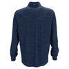 Greg Norman Men's Navy Heather Play Dry Heather 1/4-Zip