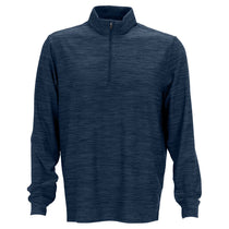 Greg Norman Men's Navy Heather Play Dry Heather 1/4-Zip