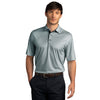 Greg Norman Men's Black Play Dry ML75 Foulard Print Polo