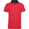 Stormtech Men's Scarlet/Black Cignus Performance Polo