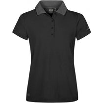 Stormtech Women's Black/Granite Cignus Performance Polo