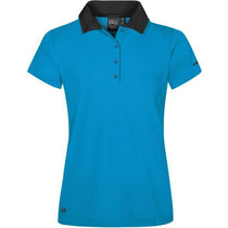 Stormtech Women's Electric Blue/Black Cignus Performance Polo