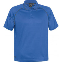 Stormtech Men's Azure Blue/Carbon Tritium Performance Polo