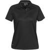 Stormtech Women's Black/Carbon Tritium Performance Polo