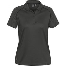 Stormtech Women's Carbon/Black Tritium Performance Polo