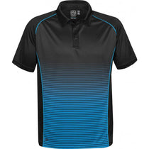 Stormtech Men's Black/Electric Blue Horizon Polo