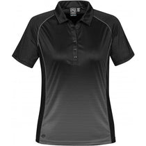 Stormtech Women's Black/Graphite Horizon Polo
