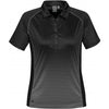 Stormtech Women's Black/Graphite Horizon Polo